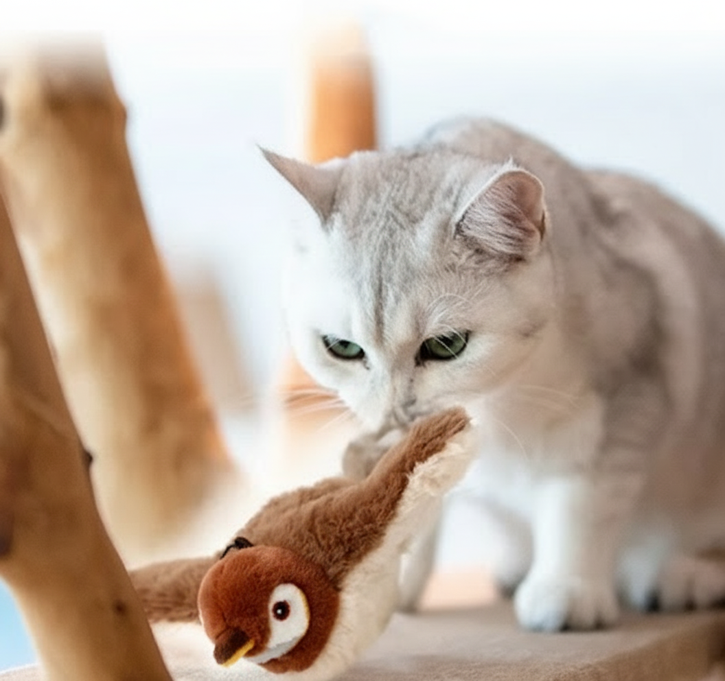 Cat Bird Toy