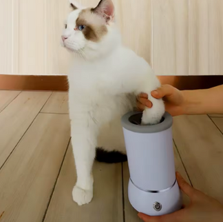 Pet electric foot washer